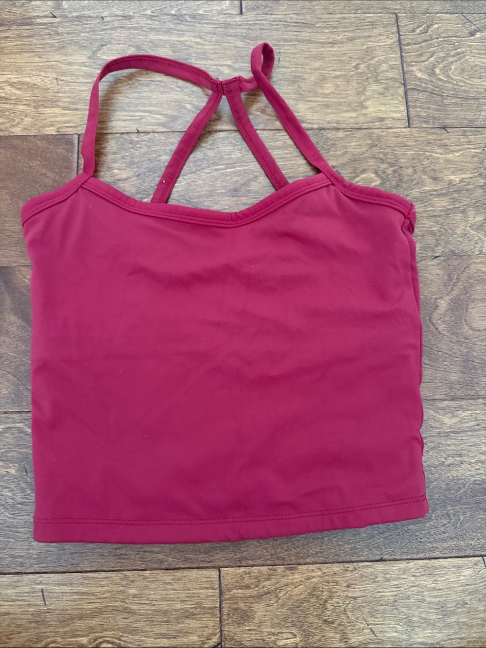 Amazon Women's Raspberry Red Strappy Tank Top